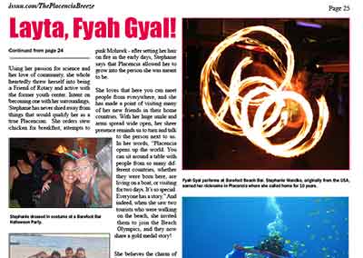 Placencia Bids Farewell to Fyah Gal